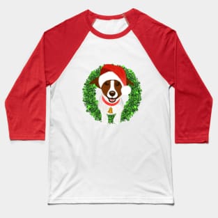 Jack Russell Xmas Baseball T-Shirt